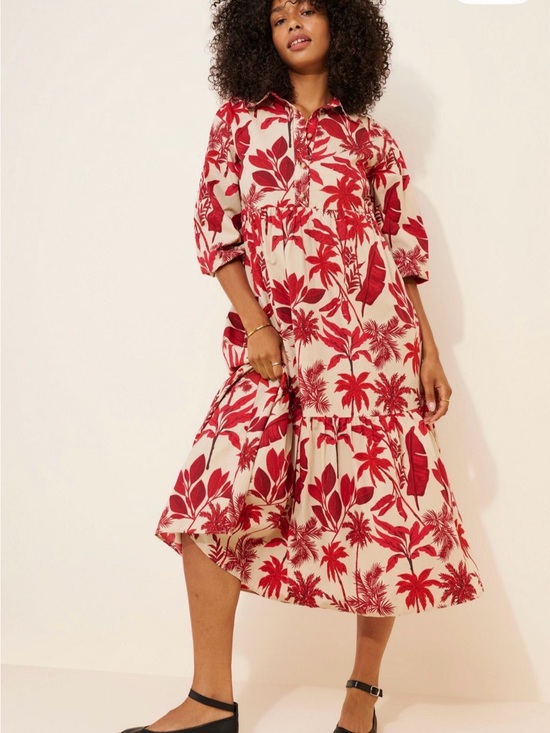 Maeve Dresses & Skirts - Maeve The Bettina Tiered Shirt Dress Anthropologie